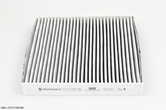 Pièce d’origine filtre d’habitacle 12-, à charbon actif pour Renault Clio, 272773974R