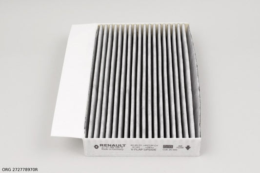 Pièce d’origine filtre d’habitacle 08-, à charbon actif pour Renault Mégane, 272778970R