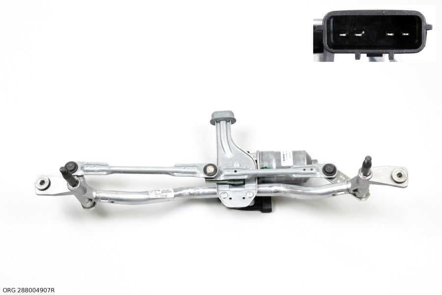 Pièce d’origine mécanisme d’essuie-glace avec moteur avant pour Renault Trafic, 288004907R