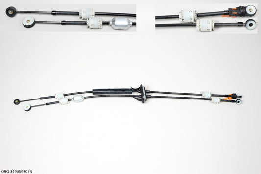 *Pièce d'origine câble de sélection de vitesses pour Renault Master 03- 2.2 2.5, 349359903R.