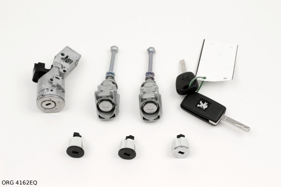 *Pièce d’origine serrure de porte pour Peugeot 407 2004-2008 droit+gauche+STACYJKA, 4162EQ, 4162.EQ.