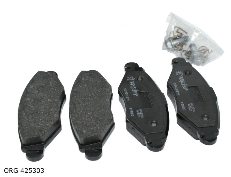 * Pièce d’origine plaquettes de frein pour Peugeot 206 01- PRZÓD 1.1-1.9, 425303, 4253.03.