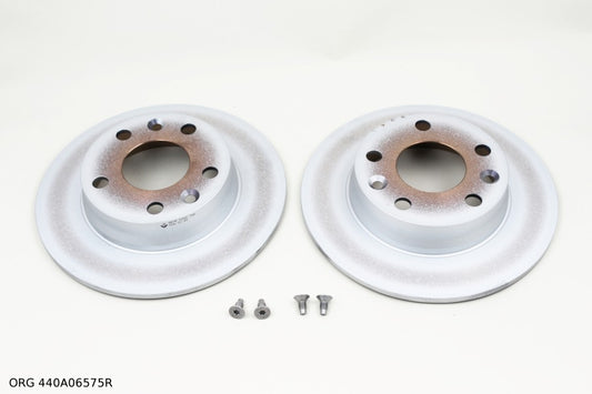 * Pièce d’origine disques de frein arrière jeu de 2 pour Renault MEGANE, ORG 440A06575R.
