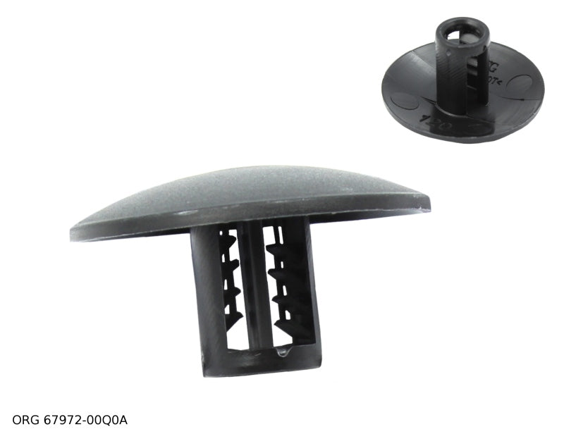 *Pièce d’origine agrafe de garniture pour Renault, 6797200Q0A.