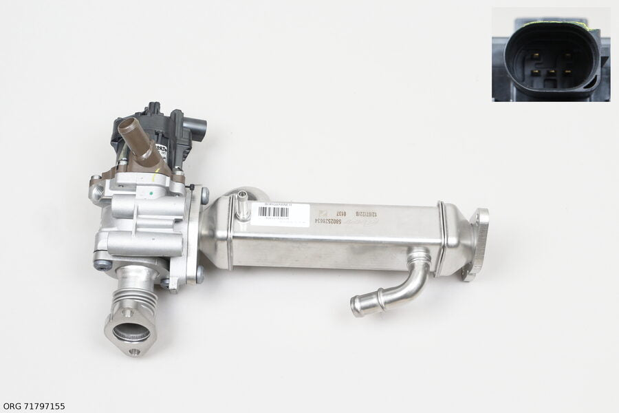 *Pièce d’origine vanne EGR avec échangeur pour Fiat 2.3JTD, 71797155