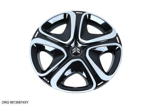 *Pièce d’origine enjoliveur de roue pour Citroën C4 Cactus / Citroën C3, 98136874XY.