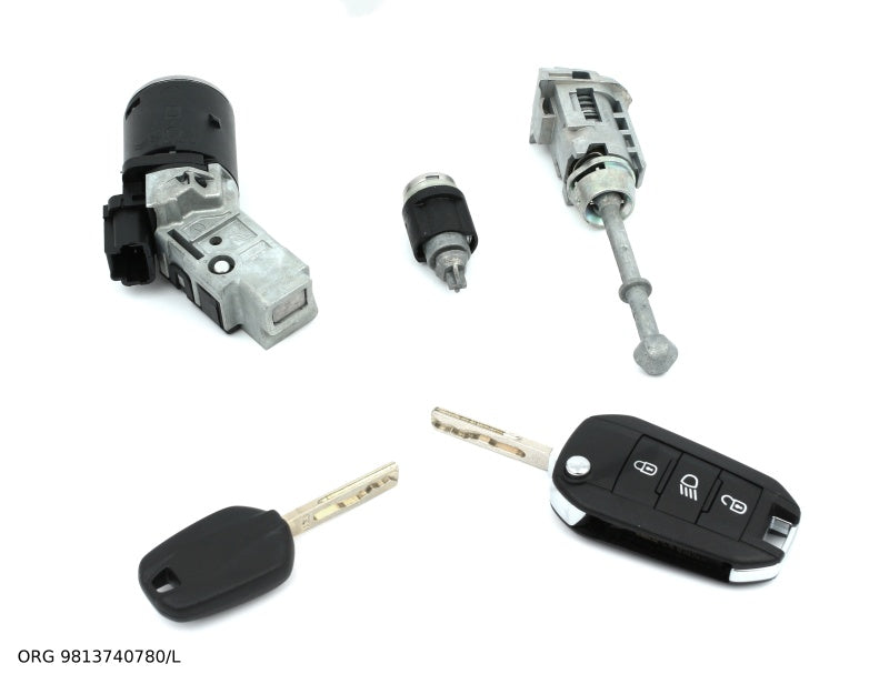 Antivol de direction d’origine avec clés et barillet pour Citroën — 9813740780/L — vue 2