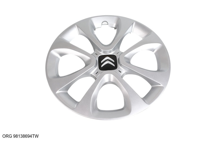 *Pièce d’origine enjoliveur de roue pour Citroën C3, 98138694TW.