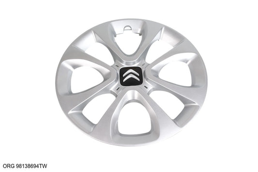*Pièce d’origine enjoliveur de roue pour Citroën C3, 98138694TW.