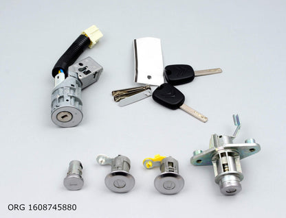 Kit de serrures de porte d’origine PSA Citroën C1 1608745880 - vue 1