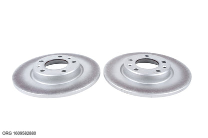 Jeu de disques de frein d’origine PSA véhicules Citroën/Peugeot/Fiat à partir de 2013 1609582880 - vue 2