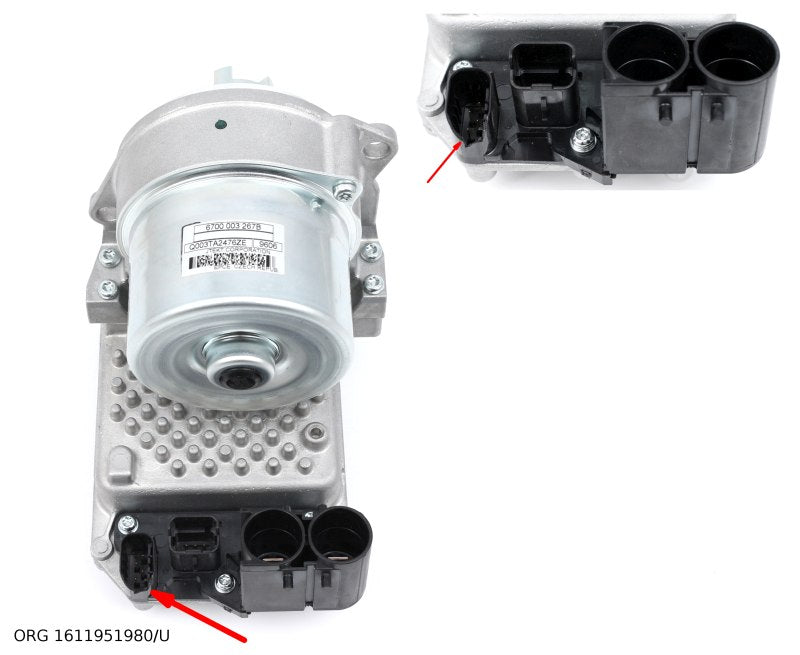 Moteur de direction assistée d’origine PSA Peugeot 207 1611951980/U - vue 1