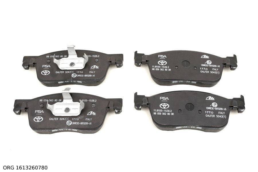 Jeu de plaquettes de frein d’origine PSA Peugeot Expert à partir de 2016 1613260780 - vue 1
