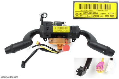 Commodo d'éclairage d’origine PSA Peugeot Boxer à partir de 2014 1617009680 - vue 2