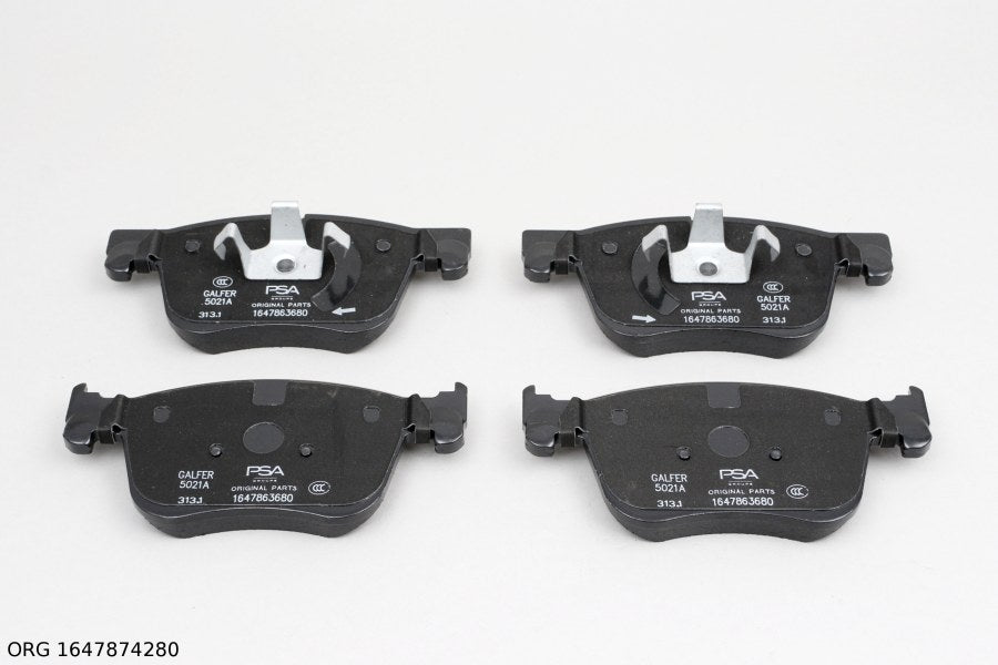 Jeu de plaquettes de frein d’origine PSA Citroën C4, Citroën C4 Picasso à partir de 2013 1647874280 - vue 2