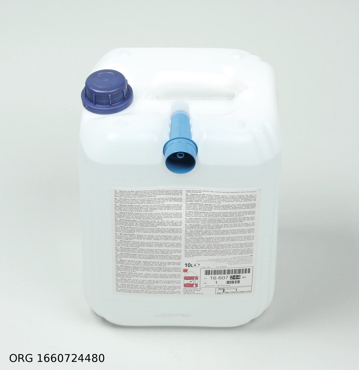 Liquide AdBlue 10 litres d’origine PSA véhicules Citroën/Peugeot/Fiat 1660724480 - vue 2