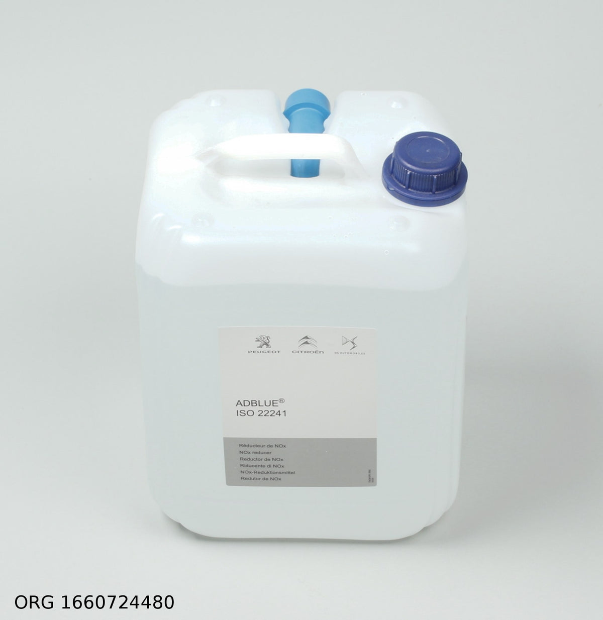 Liquide AdBlue 10 litres d’origine PSA véhicules Citroën/Peugeot/Fiat 1660724480 - vue 1