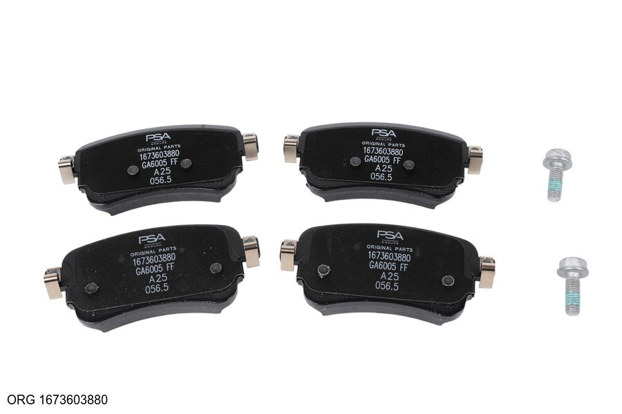 Jeu de plaquettes de frein d’origine PSA Peugeot Expert à partir de 2016 1673603880 - vue 1