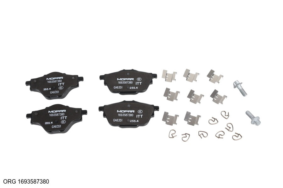 Jeu de plaquettes de frein d’origine PSA Citroën C4, Citroën C4 Picasso à partir de 2013 1693587380 - vue 1