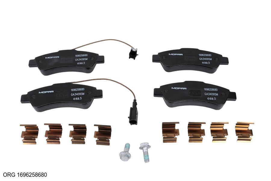 Jeu de plaquettes de frein d’origine PSA Peugeot Boxer à partir de 2006 1696258680 - vue 1