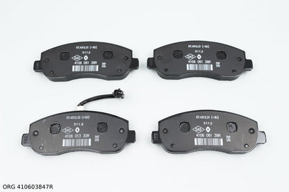 Plaquettes de frein avant d'origine Renault Master III 2010- 410603847R - vue 2
