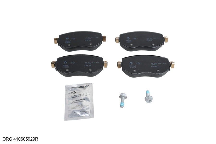 Plaquettes de frein avant d'origine Renault Mégane IV 2016- 280 mm 410605929R - vue principale