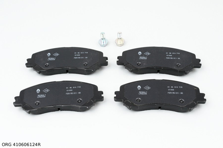 Plaquettes de frein avant d'origine Renault Mégane IV 2016- 322 mm 410606124R - vue principale