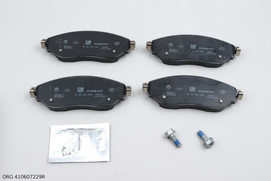 Plaquettes de frein avant d'origine Renault Trafic III 2014- 410607229R - vue 2