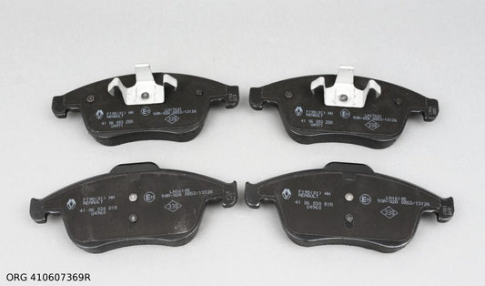 Plaquettes de frein avant d'origine Renault Laguna III 2007- 410607369R - vue principale