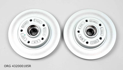 Disques de frein arrière d'origine Renault Mégane IV 260x30 mm 432000185R - vue principale