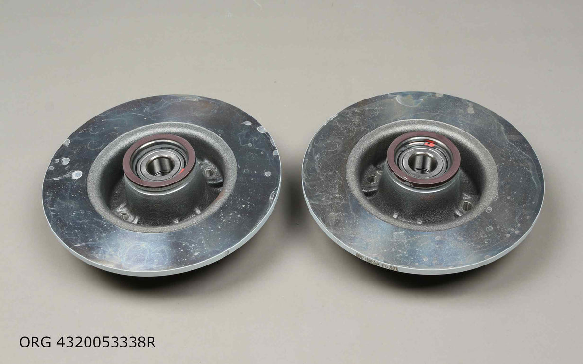 Disques de frein arrière avec roulement ABS d'origine Renault Mégane II 432005338R - vue 2