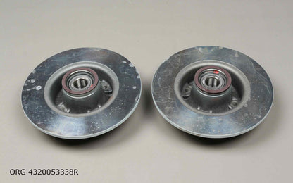 Disques de frein arrière avec roulement ABS d'origine Renault Mégane II 432005338R - vue 2