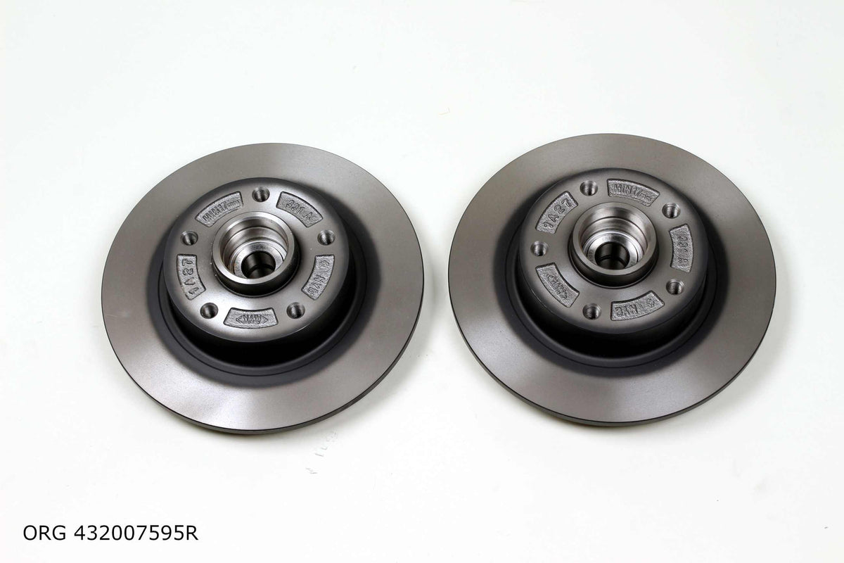 Disques de frein arrière d'origine Renault Mégane III 260x25 mm 432007595R - vue 2
