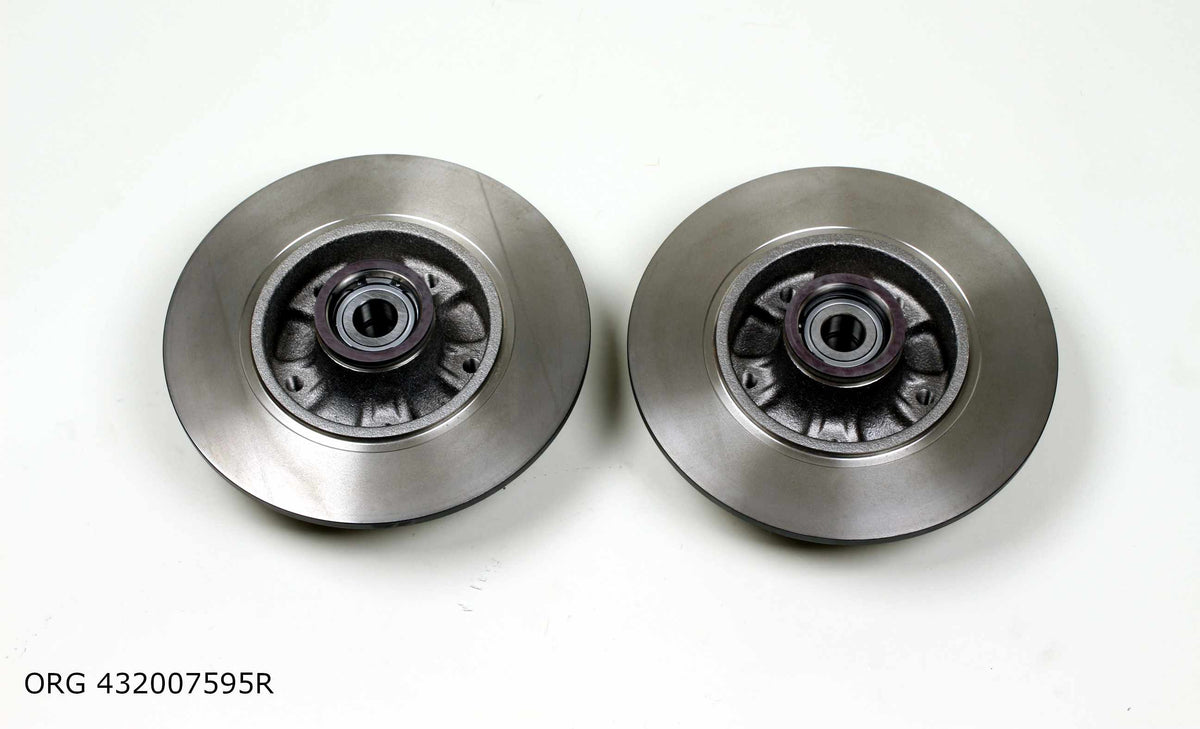 Disques de frein arrière d'origine Renault Mégane III 260x25 mm 432007595R - vue principale