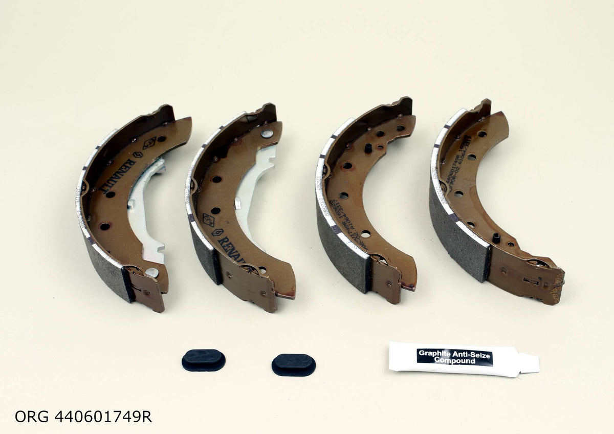 Mâchoires de frein arrière d'origine Renault Clio Peugeot 206 203 mm 440601749R - vue principale