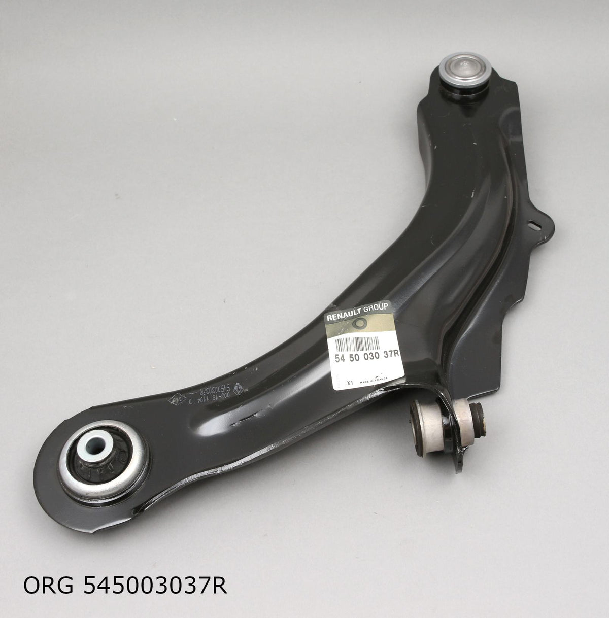 Bras de suspension avant droit 18 mm d’origine Renault Renault Mégane II et Scénic II à partir de 2003 545003037R - vue 1