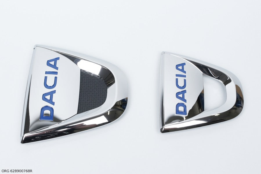 Ensemble de logos de calandre grand et petit d’origine Dacia Dacia Duster I, Logan I et Sandero I 628900768R - vue 2