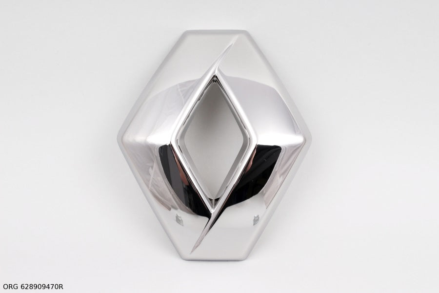 Logo de calandre avant d’origine Renault Renault Mégane III phase 2 et Dacia Logan II 628909470R - vue 1