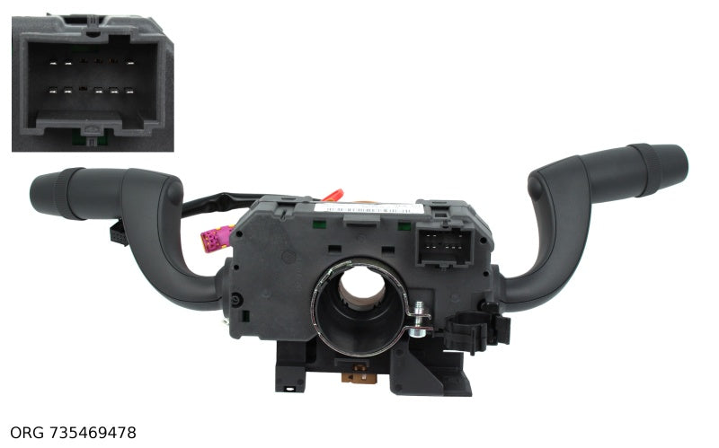 Commodo d’éclairage gris d’origine PSA Peugeot Boxer 2008-2011 735469478 - vue 2