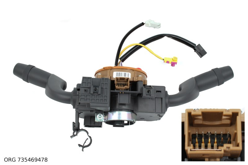 Commodo d’éclairage gris d’origine PSA Peugeot Boxer 2008-2011 735469478 - vue 3
