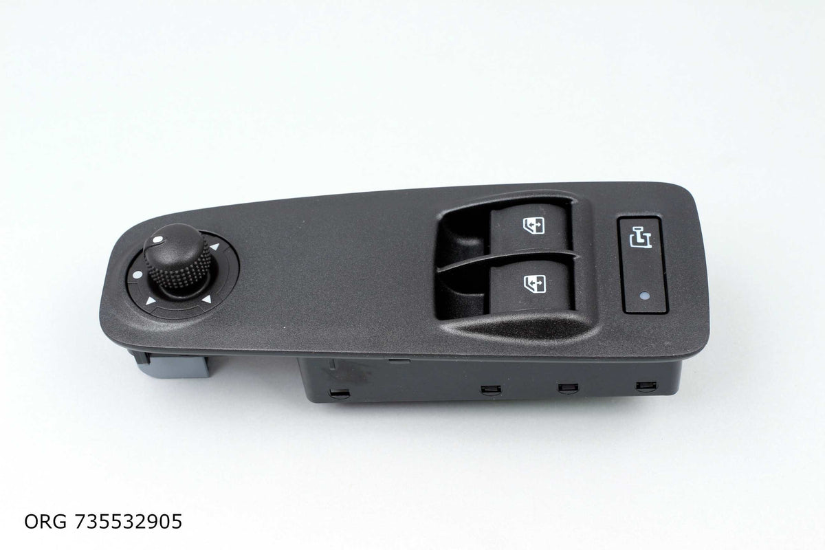 Commande de lève-vitre et verrouillage gauche d’origine PSA Peugeot Boxer à partir de 2012 735532905 - vue 2