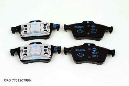 Jeu de plaquettes de frein d’origine Renault Renault Laguna à partir de 2001 7701207996 - vue 1