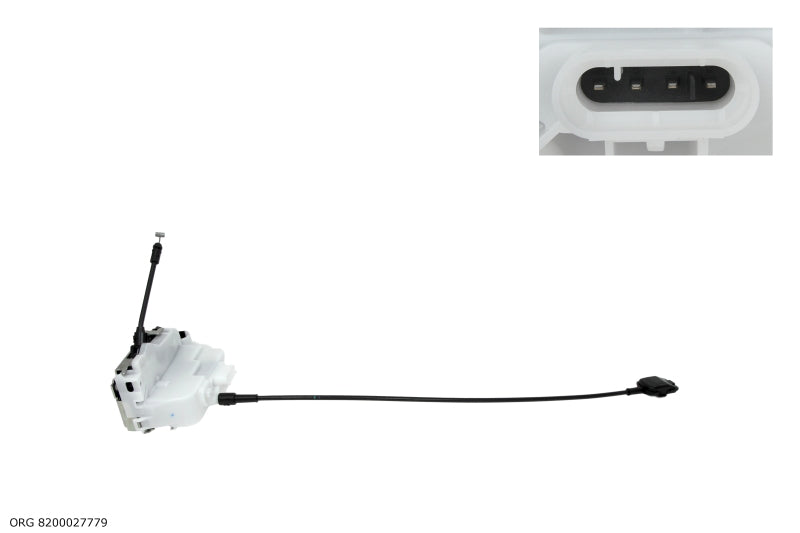 Boîtier de serrure de porte d’origine Renault Renault Mégane à partir de 2002 8200027779 - vue 1