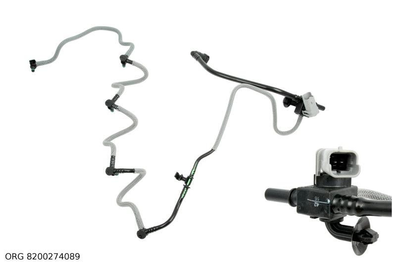 Conduite de retour de carburant d’origine Renault véhicules Renault/Dacia 2.2DCI 8200274089 - vue 2