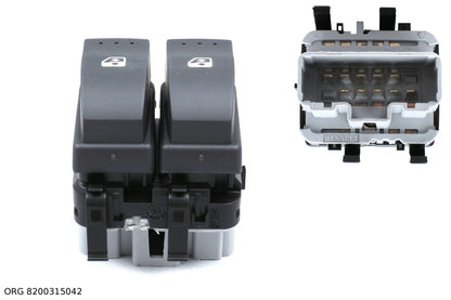 Interrupteur de lève-vitre d’origine Renault véhicules Renault/Dacia à partir de 2001 8200315042 - vue 1