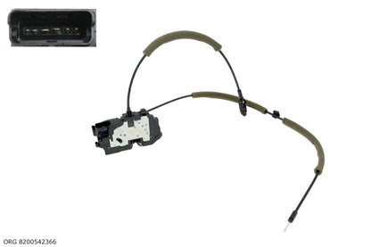 Boîtier de serrure de porte d’origine Renault Renault Kangoo à partir de 2008 8200542366 - vue 1