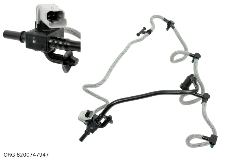 Conduite de retour de carburant d’origine Renault véhicules Renault/Dacia 2.5DCI 8200747947 - vue 1