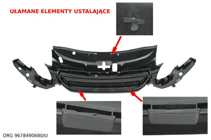 Support de pare-chocs d’origine PSA Peugeot 2008 à partir de 2013 9678490680/U - vue 1