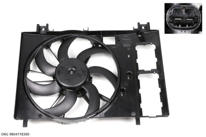 Ventilateur de radiateur d’origine PSA Peugeot 508, Citroën C5 à partir de 2008 9804778380 - vue 1