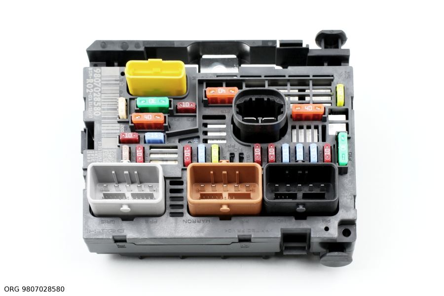 Module électrique BSM d’origine PSA Citroën C4, Citroën C4 Picasso à partir de 2006 9807028580 - vue 5